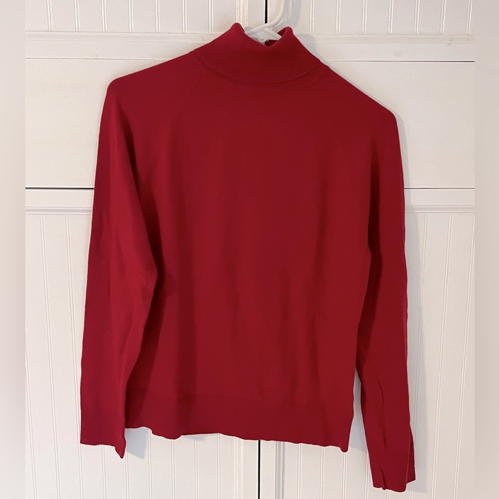 Red Turtle Neck Sweater by Talbots